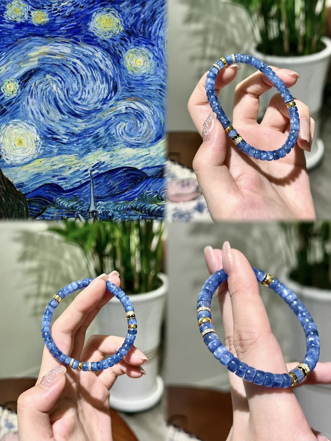 Kyanite Bracelet：Wear the Elegance of Van Gogh’s Starry Night on Your Wrist
