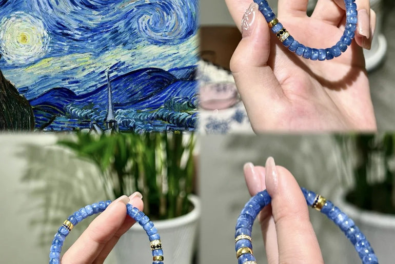 Kyanite Bracelet：Wear the Elegance of Van Gogh’s Starry Night on Your Wrist